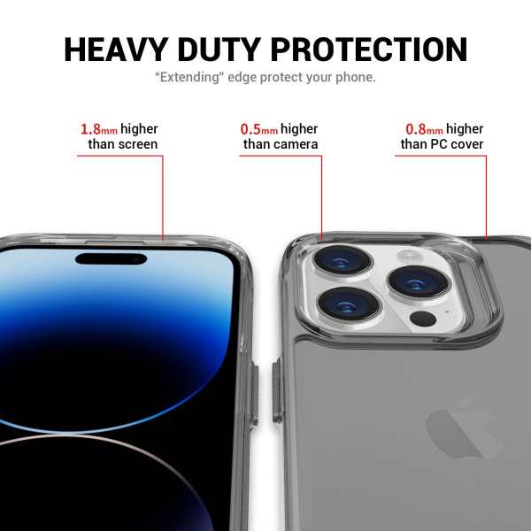 Ốp lưng iPhone 15 Pro Max Jinya T-Stand Clear-JA6663-5