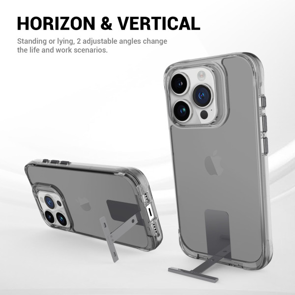 Ốp lưng iPhone 15 Pro Max Jinya T-Stand Clear-JA6663-6