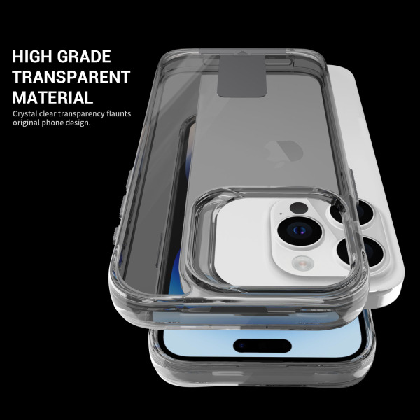 Ốp lưng iPhone 15 Pro Max Jinya T-Stand Clear-JA6663-8