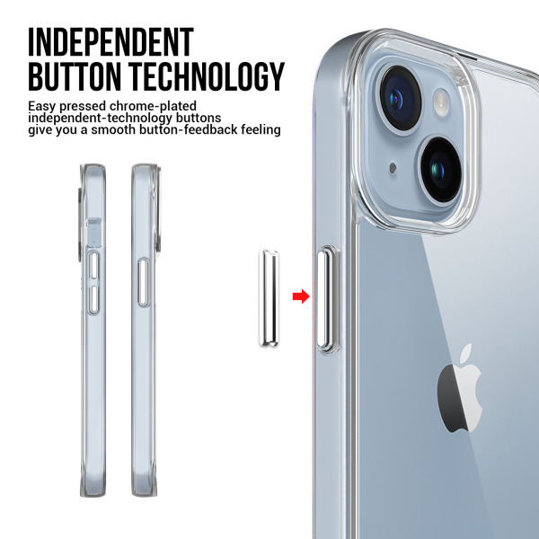 Ốp lưng iPhone 15 Jinya Crystal Clear-JA6524-6