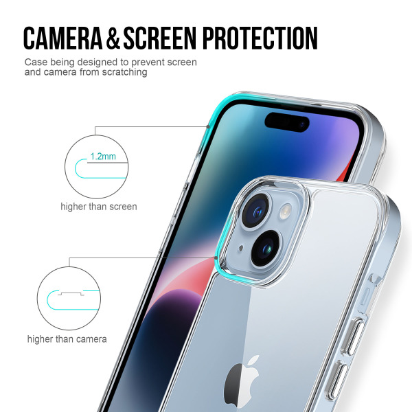 Ốp lưng iPhone 15 Jinya Crystal Clear-JA6524-8