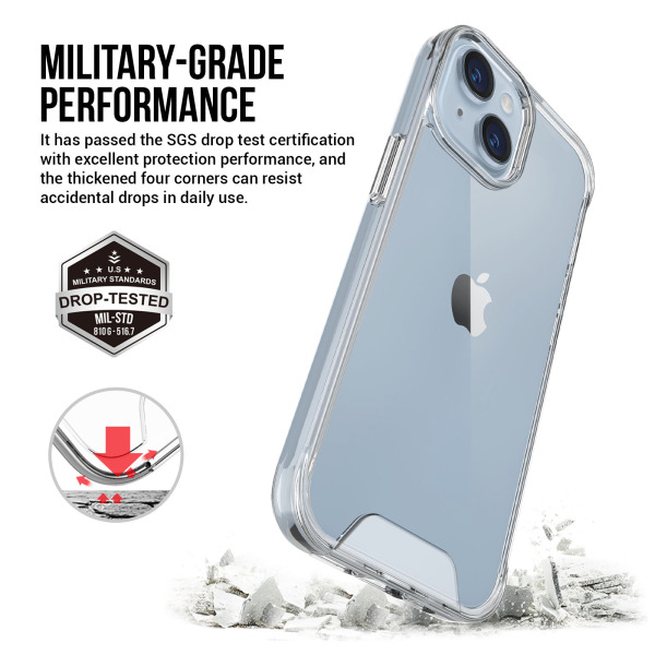 Ốp lưng iPhone 15 Jinya Crystal Clear-JA6524-9