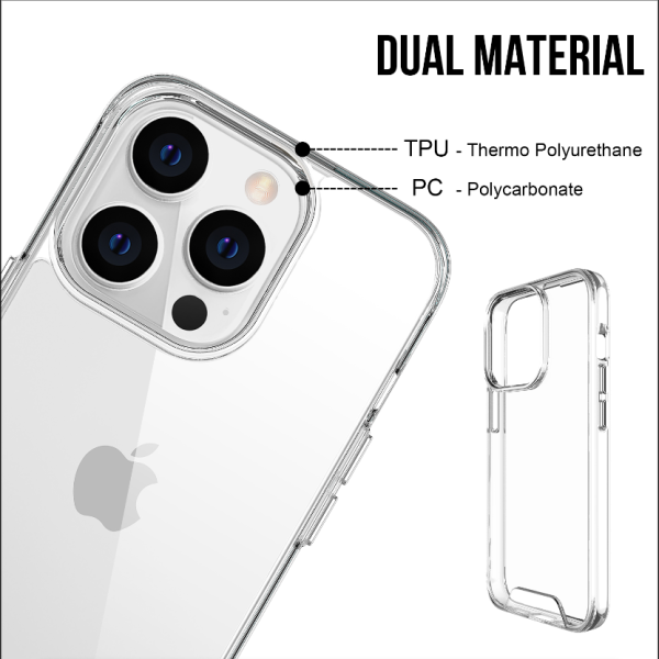 Ốp lưng iPhone 15 Pro Max Jinya Crystal Clear-JA6527-4