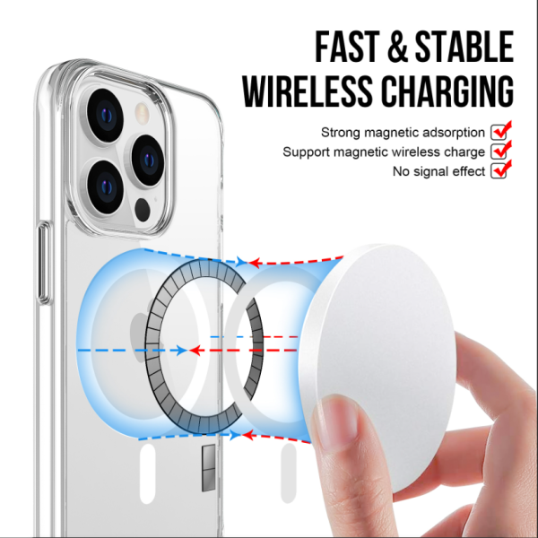 Ốp lưng Magsafe iPhone 15 Pro Jinya Crystal Clear-JA6521-5