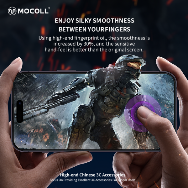 Cường lực iPhone 15 Plus MOCOLL 2.5D Full-MOC6049-6