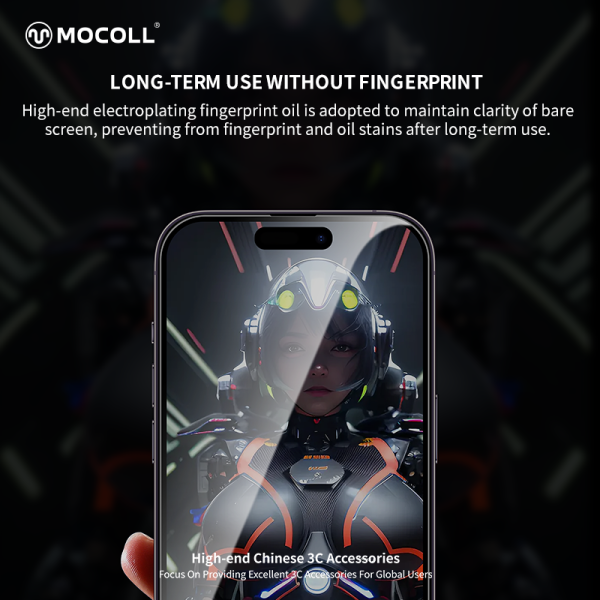 Cường lực iPhone 15 Pro MOCOLL 2.5D Full-MOC6032-5