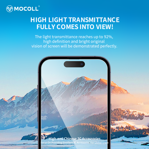 Cường lực iPhone 15 Pro Max MOCOLL 2.5D Full-MOC6056-8