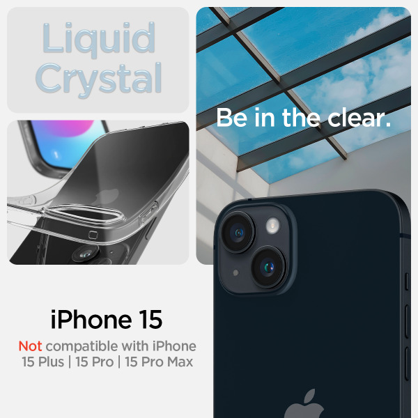 Ốp lưng iPhone 15 Spigen Liquid Crystal Clear-ACS06786-10