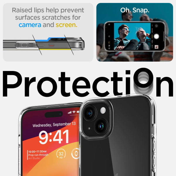 Ốp lưng iPhone 15 Spigen Liquid Crystal Clear-ACS06786-13