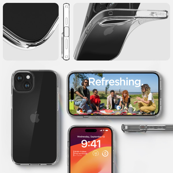 Ốp lưng iPhone 15 Spigen Liquid Crystal Clear-ACS06786-15