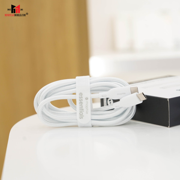 Cáp Type-C to Type-C Mophie Essentials 60W 2M-409912237-16