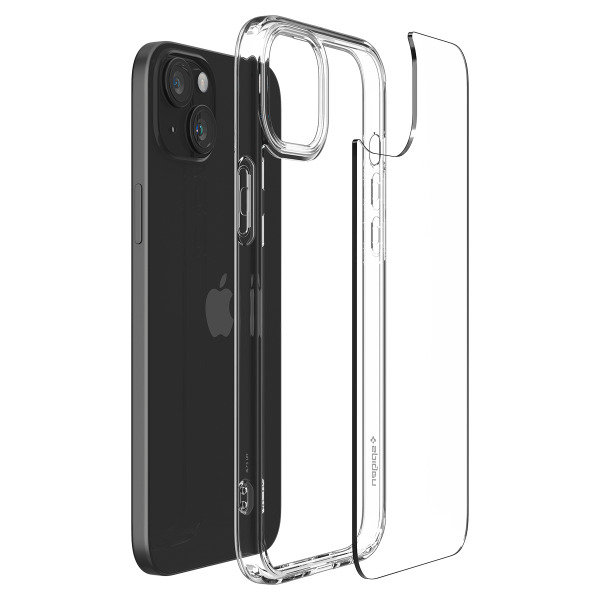 Ốp lưng iPhone 15 Spigen Ultra Hybrid Crystal Clear-ACS06793-9