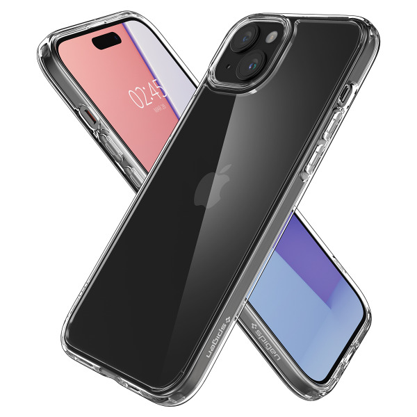 Ốp lưng iPhone 15 Spigen Ultra Hybrid Crystal Clear-ACS06793-10