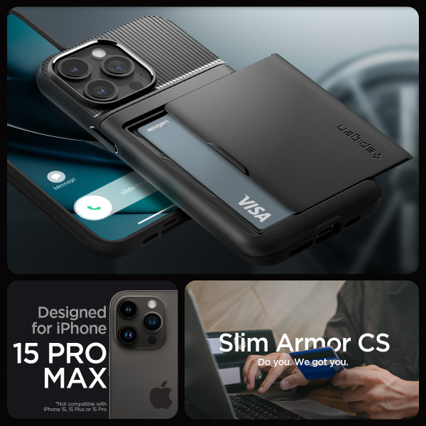 Ốp lưng iPhone 15 Pro Max Spigen Armor Slim CS-ACS06589-10