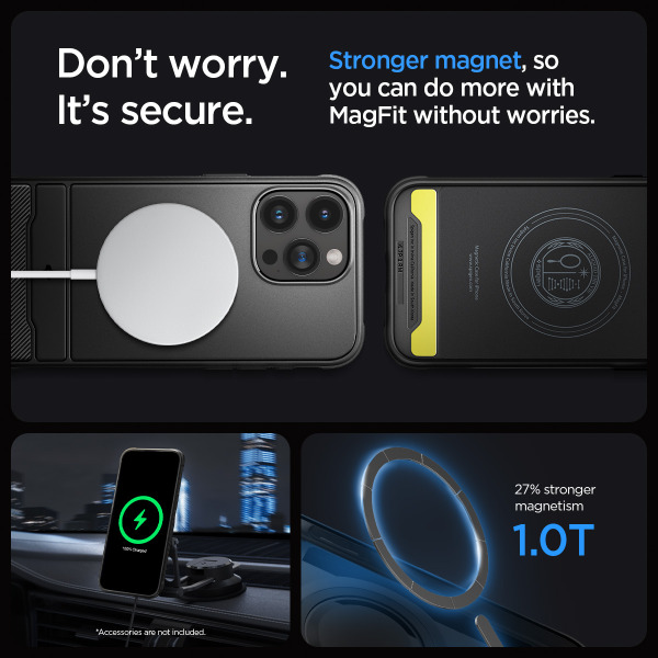 Ốp lưng Magsafe iPhone 15 Pro Spigen Rugged Armor Matte-ACS06703-13
