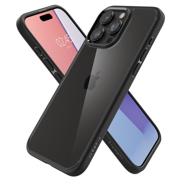 Ốp lưng iPhone 15 Pro Spigen Ultra Hybrid Crystal Clear-ACS06713-3