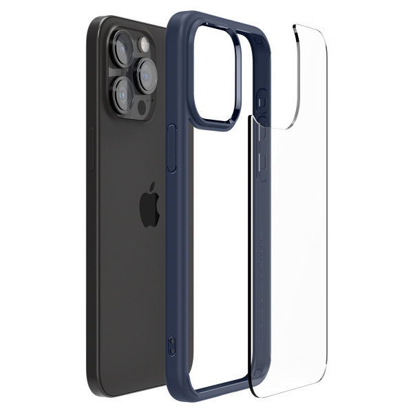 Ốp lưng iPhone 15 Pro Max Spigen Ultra Hybrid Crystal Clear-ACS06573-9