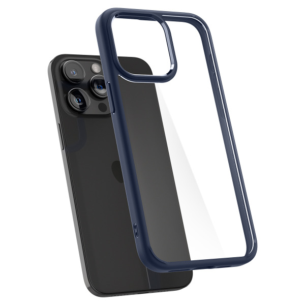 Ốp lưng iPhone 15 Pro Max Spigen Ultra Hybrid Crystal Clear-ACS06573-11
