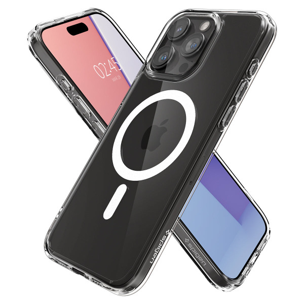 Ốp lưng Magsafe iPhone 15 Pro Max Spigen Crystal Hybrid-ACS06450-4