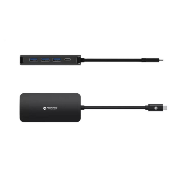 Hub chuyển đổi Mazer 7 in 1 Type-C 12cm Infinite Multimedia-MUC2MULTI4070BK-2