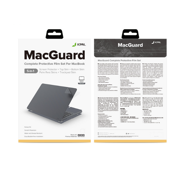 Bộ dán MacBook Air 15 inch M2 M3 M4 JCPAL 5 in 1-JCP2654-2