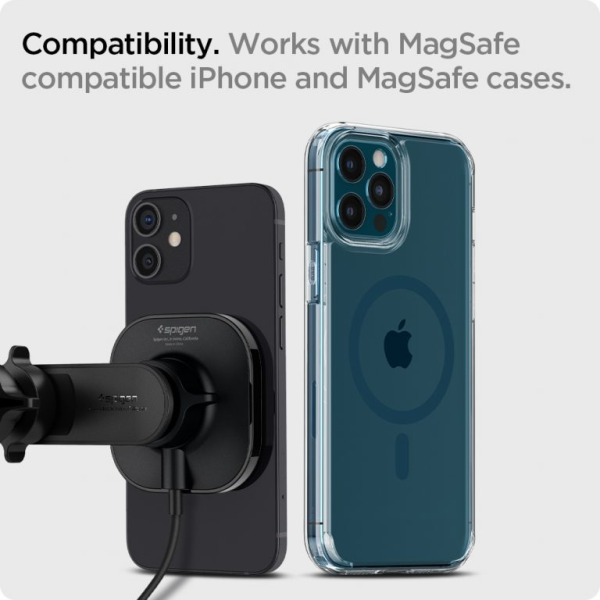 Đế sạc Magsafe xe hơi Spigen OneTap Pro Air Vent (MagFit)-ACP02615-13