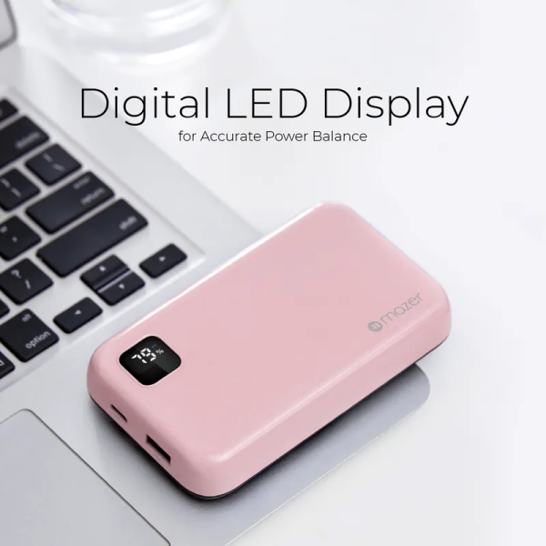 Pin sạc dự phòng Mazer 10.000 mAh 22.5W SuperMINI-Pocket Power.Link Trio-M-EGLINK10.0TRIO-GY-7