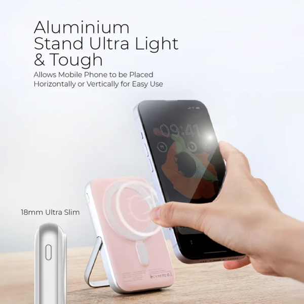 Pin sạc dự phòng Mazer 10.000 mAh 20W PD Magnetic-M-MAGAIR16-GY-6
