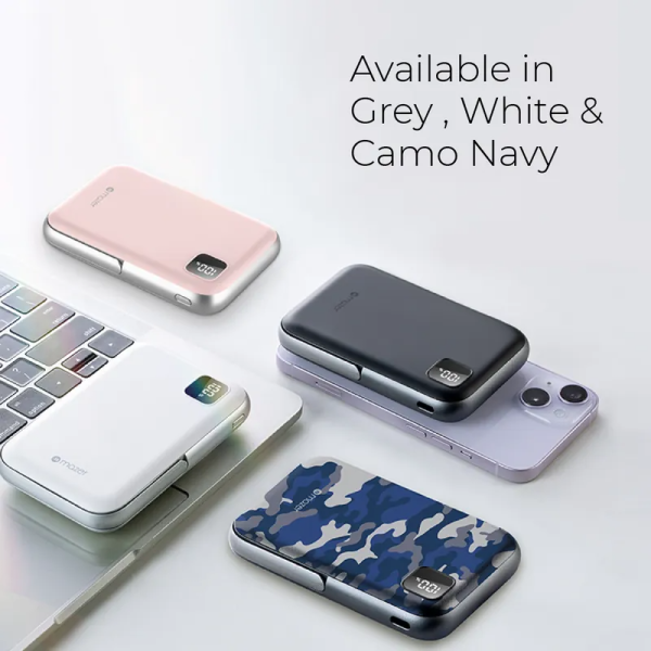 Pin sạc dự phòng Mazer 10.000 mAh 20W PD Magnetic-M-MAGAIR16-GY-7