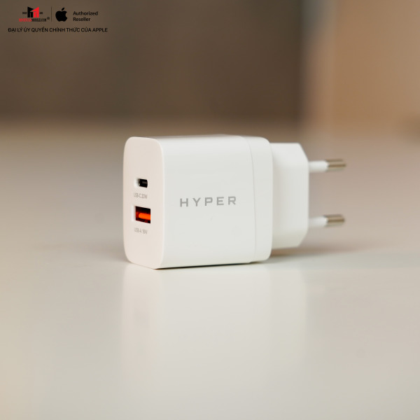 Cốc sạc 2 cổng HyperJuice 20W HJ205EU (chấu tròn) Qua Sử Dụng-HJ205-QSD-4