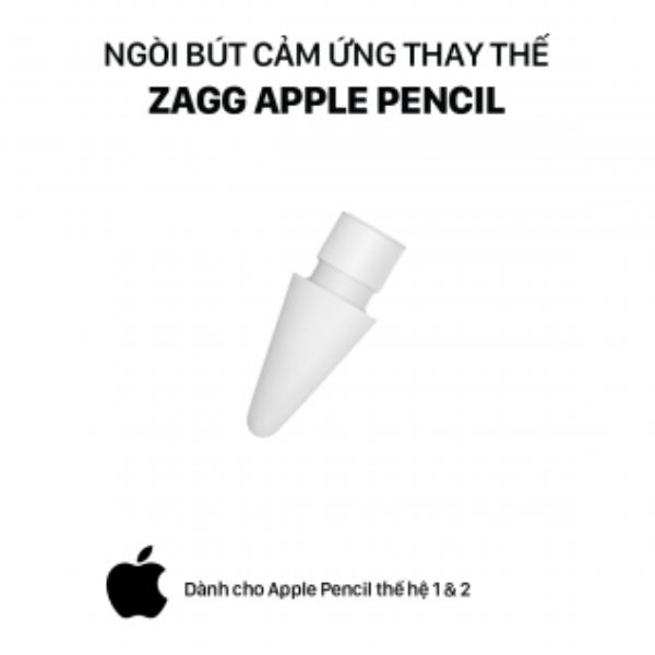 Ngòi bút cảm ứng thay thế ZAGG Apple Pencil-109912292-2