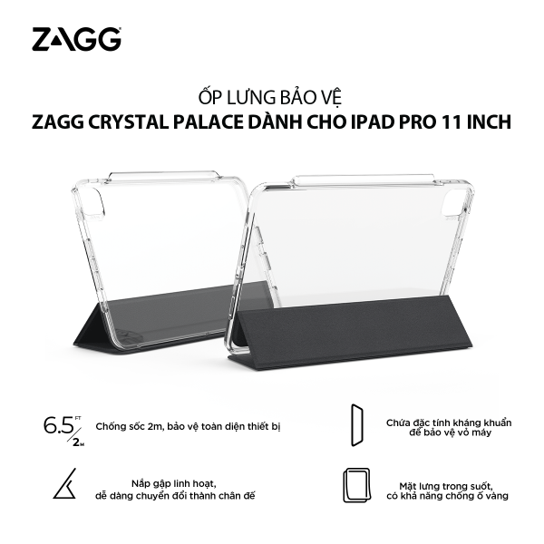 Bao da iPad Pro 11 inch ZAGG Crystal Palace Folio-102011215-4