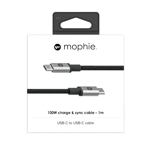 Cáp Type-C to Type-C Mophie 100W 1M-409910383-8
