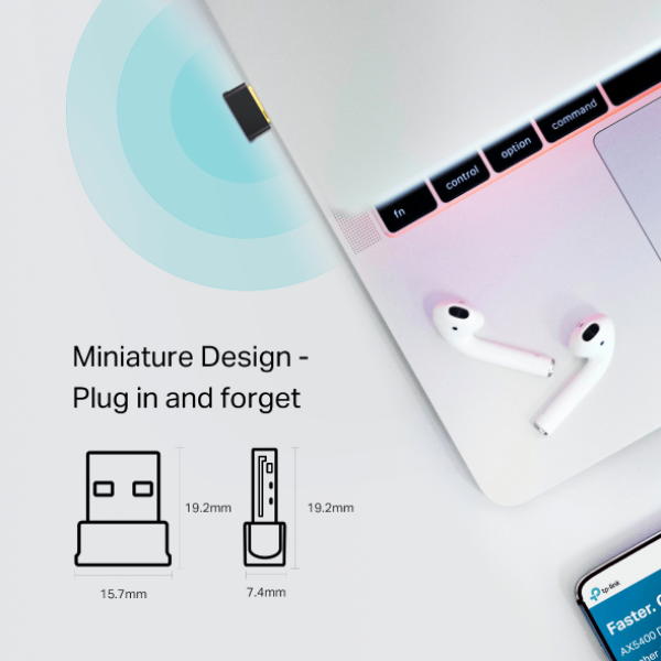 Đầu chuyển đổi TP-Link USB Wifi Nano Bluetooth 4.2 AC600 T2UB-TL-T2UBNANO-3