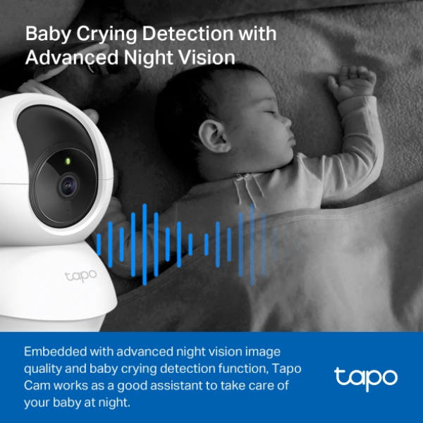 Camera IP Wifi 360 độ 2MP TP-Link Tapo C200-70208225-3