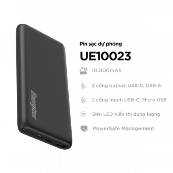 Pin sạc dự phòng Energizer 10.000 mAh UE10023BK-UE10023BK-2
