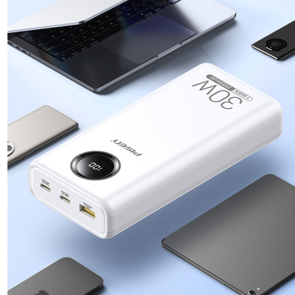 Pin sạc dự phòng Pisen 20.000 mAh 30W Quick Power Cube-TSD337-4