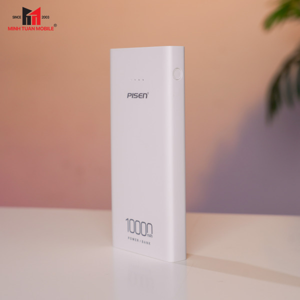 Pin sạc dự phòng Pisen 10.000 mAh 15W Mr White Ultra-TSD324-4