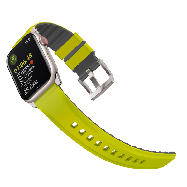 Dây đeo Apple Watch 42 44 45 49mm UNIQ Airsoft Silicone Linus-UNIQ49MMLINUSRBLU-4