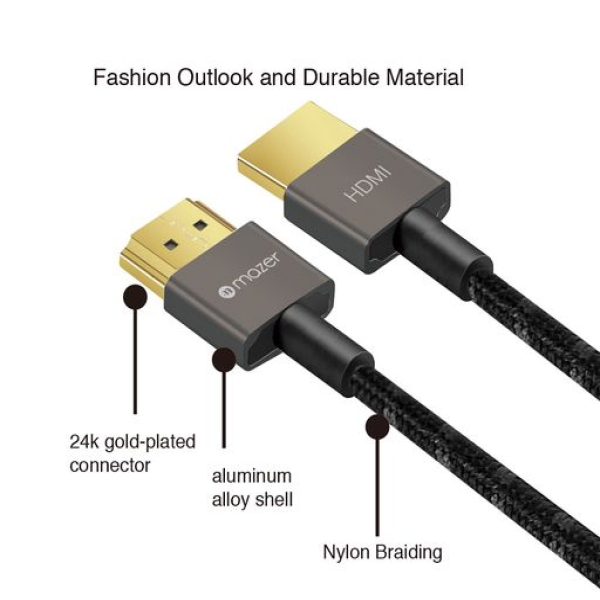 Cáp chuyển đổi Mazer UltraThin HDMI to HDMI 4K 2m-MHDMIUT200-2