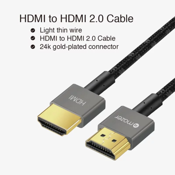 Cáp chuyển đổi Mazer UltraThin HDMI to HDMI 4K 3m-MHDMIUT300-2