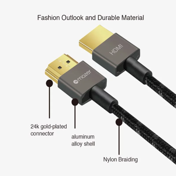Cáp chuyển đổi Mazer UltraThin HDMI to HDMI 4K 3m-MHDMIUT300-3