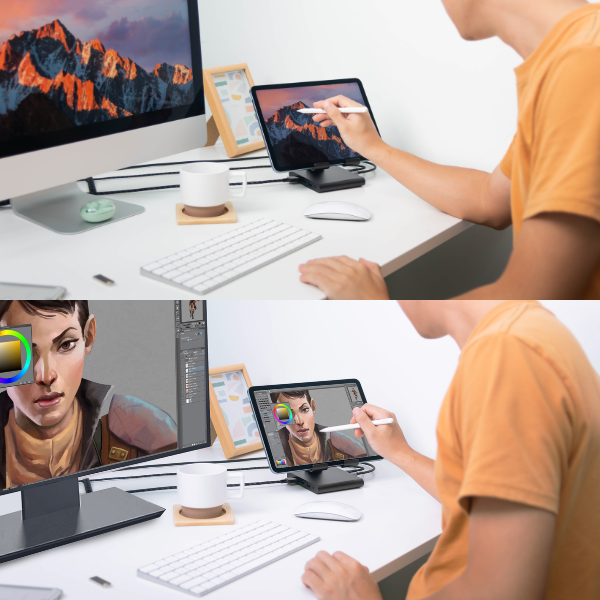 Hub chuyển đổi Mazer 8 in 1 Type-C Infinite.Multimedia Pro & Tablet Stand-MUC2MULTI8200BK-7