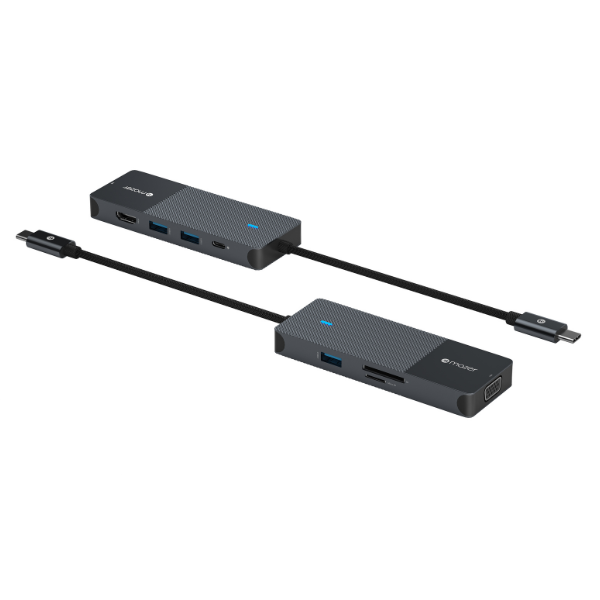 Hub chuyển đổi Mazer 8 in 1 Type-C Infinite.Multimedia Pro MULTI7005-MUC2MULTI7005BK-5