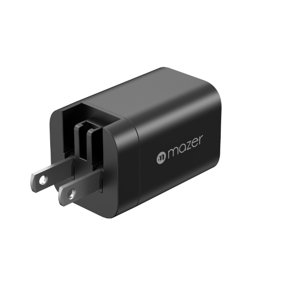 Cốc sạc nhanh Mazer 33W Infinite Boost SuperMINI Pro-MGAN2T33WBK-5