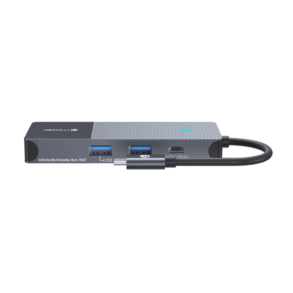 Hub chuyển đổi Mazer 8 in 1 Type-C Infinite.Multimedia Pro MULTI7007-MUC2MULTI7007BK-3