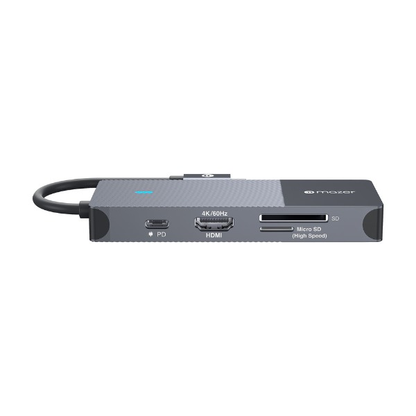 Hub chuyển đổi Mazer 8 in 1 Type-C Infinite.Multimedia Pro MULTI7007-MUC2MULTI7007BK-5