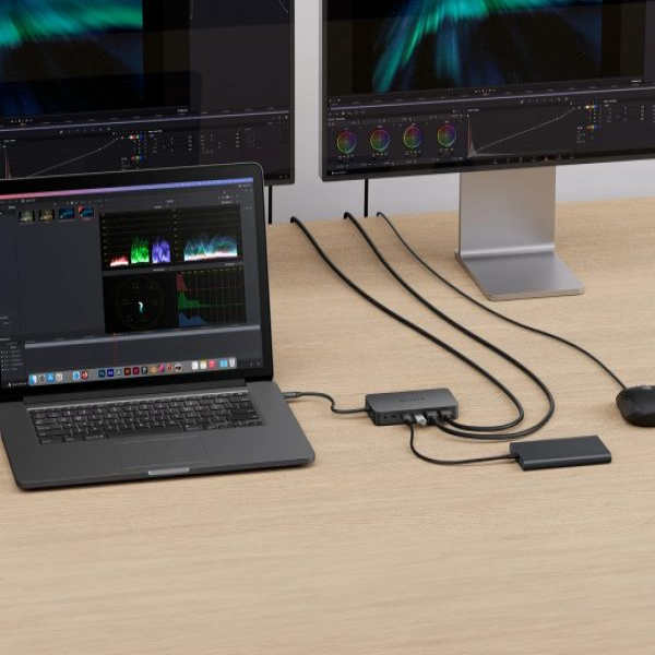 Cáp Thunderbolt 4 Type-C to Type-C HyperDrive 2m-HDTB4AC2GL-6