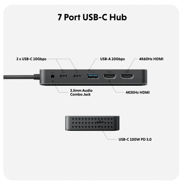 Hub chuyển đổi HyperDrive Next Dual 4K HDMI 7 in 1 Port Type-C HD7002GL-HD7002GL-3