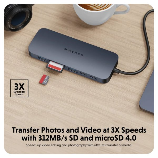 Hub chuyển đổi HyperDrive Next 11 in 1 Port Type-C Dual 4K HDMI HD4006GL-HD4006GL-5